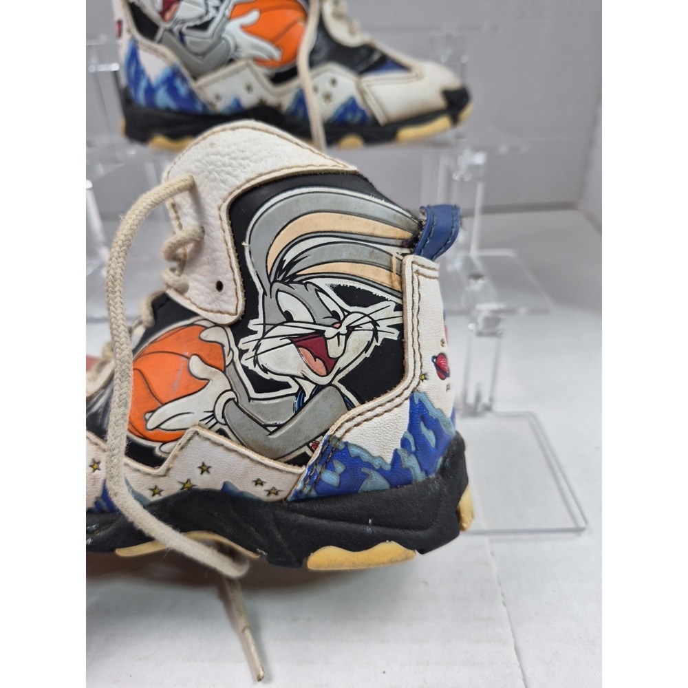 Vintage Space Jam Toddler Shoe‎ size 7.5 sneakers Rare Looney Tunes Bugs Bunny - Picture 2 of 16
